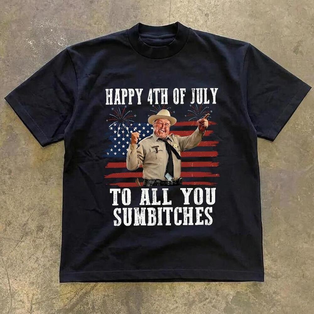 Gildan Black T Shirt Happy 4Th Of July To All You Graphictee Funny